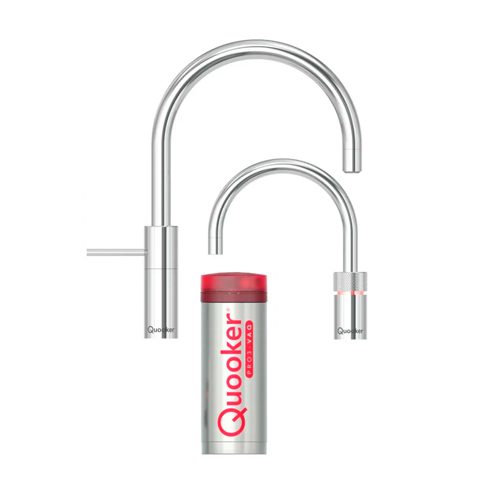 Quooker Nordic Round Twintaps inkl. PRO3 - Krom