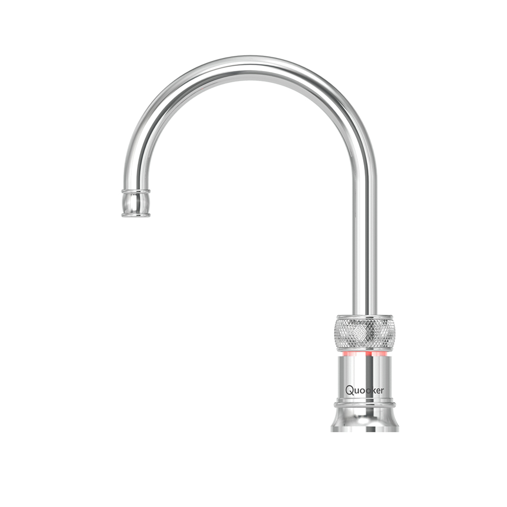 Quooker Classic Nordic Round - Krom - Uten beholder