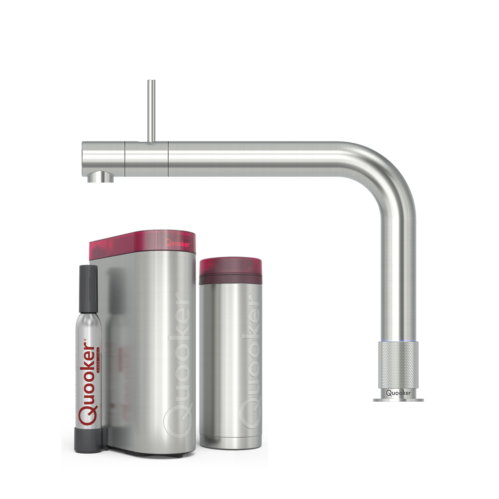 Quooker Front inkl. PRO3 & CUBE - Rustfritt Stål